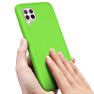 Avizar Coque Huawei P40 Lite Silicone Semi-rigide Finition Soft Touch Vert pas cher