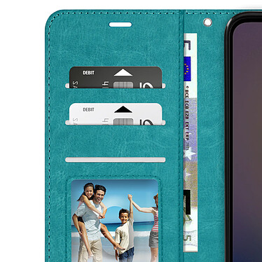 Avis Mayaxess Étui pour Samsung A25 5G Portefeuille Fonction Support avec Dragonne Turquoise