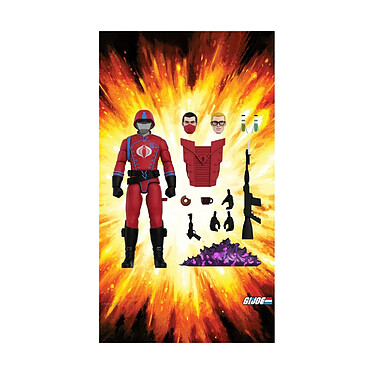 GI Joe - Figurine Ultimates Cobra Crimson Guard 20 cm pas cher