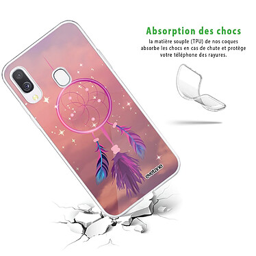 Avis Evetane Coque Samsung Galaxy A20e 360 intégrale transparente Motif Attrape rêve rose Tendance