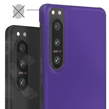 Avis Avizar Coque pour Sony Xperia 1 VI Polycarbonate Anti-traces Violet Foncé