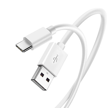 Oppo Câble Oppo USB vers USB-C Original Charge Rapide 3A et Sécurisée  Blanc