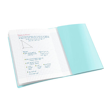 Acheter OXFORD Cahier piqûre EASYBOOK Pastel 24 x 32 cm 96p 90g grands carreaux coloris aléatoire