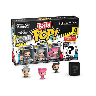 Friends - Pack 4 figurines Bitty POP! Monica as Catwoman 2,5 cm