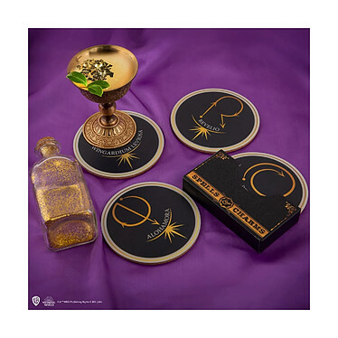 Avis Harry Potter - Pack 4 sous-verres Spell & Charms