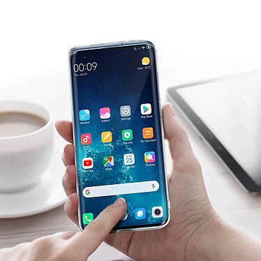 Avizar Coque Xiaomi Mi 10 Pro Rigide et Film Écran Verre Trempé 9H Transparent pas cher
