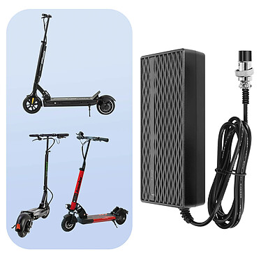 Avis LinQ Chargeur Trottinette Kaabo et Speedway 54.6V - 2A, 110W GX16