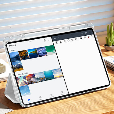 Avis Avizar Housse pour Xiaomi Pad 6 et 6 Pro Support Multi-positions Mise en veille  Argent