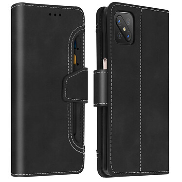 Avizar Housse Oppo Reno 4Z Étui Folio Portefeuille Fonction Support noir