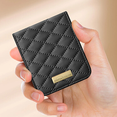 Avis Avizar Coque pour Samsung Z Flip 5 Simili Cuir Rhombique Pliable Collection Geo  Noir