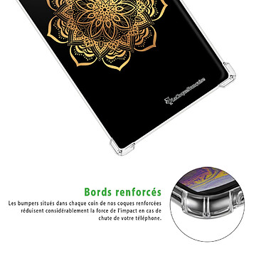 Acheter LaCoqueFrançaise Coque Samsung Galaxy Note 10 anti-choc souple angles renforcés transparente Motif Mandala Or