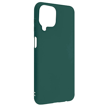 Avizar Coque pour Samsung Galaxy M33 Silicone Flexible Finition Mate Anti-traces Vert Forêt