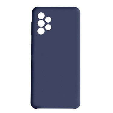 Avizar Coque Samsung A72 Silicone Semi-rigide Soft-touch Collection Venus bleu nuit