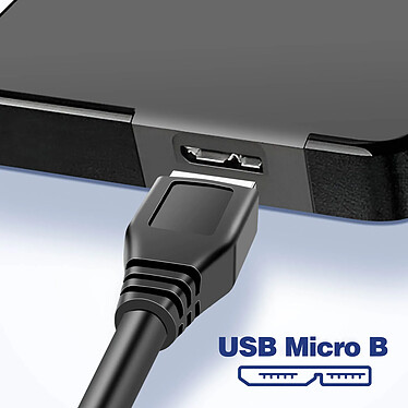 Acheter Akyga Câble USB vers Micro B 50cm pour Disque Dur Transfert Rapide et Fiable Noir