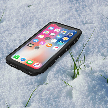 Redpepper Coque iPhone X et XS Protection Housse étanche IP68 Waterproof 2m Antichocs pas cher