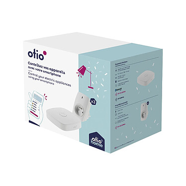 Lot de 3 prises connectées avec passerelle WIFI - Otio