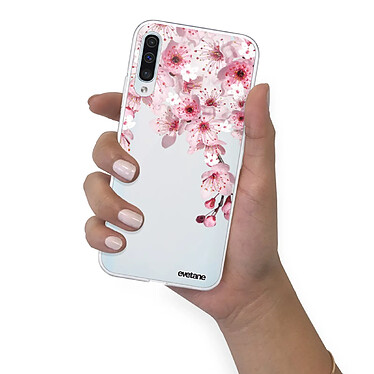 Evetane Coque Samsung Galaxy A70 360 intégrale transparente Motif Cerisier Tendance pas cher