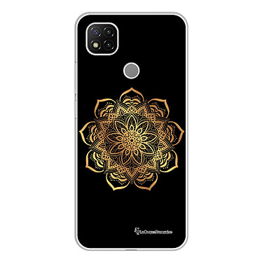 LaCoqueFrançaise Coque Xiaomi Redmi 9C 360 intégrale transparente Motif Mandala Or Tendance