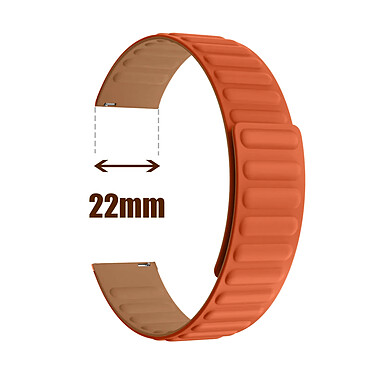 Avizar Bracelet pour Honor Magic Watch / GS3 Silicone Souple Attache Magnétique Corail pas cher