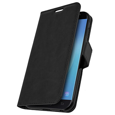 Avizar Housse Galaxy J3 2017 Etui Folio Portefeuille noir Fonction Support