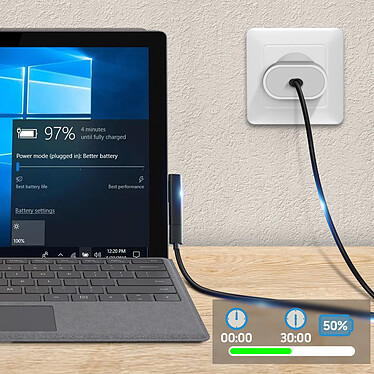 Avis Avizar Adaptateur USB-C vers connecteur Microsoft Surface Pro / Go / Book / Laptop