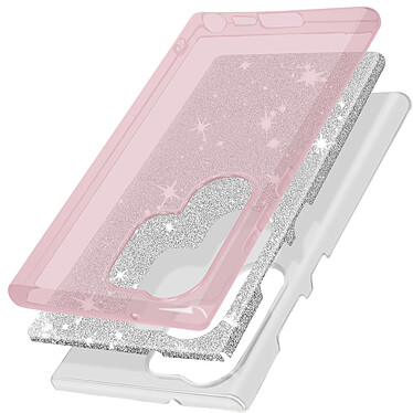 Avis Avizar Coque Paillette pour Samsung Galaxy S23 Ultra Hybride Semi-rigide  rose