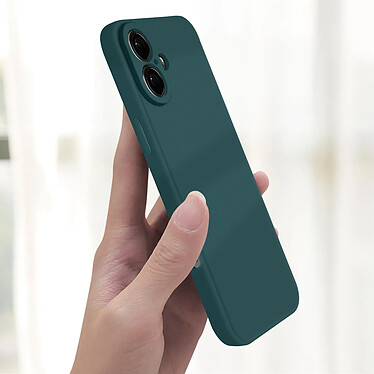 Avis Avizar Coque pour iPhone 16 Silicone Finition Mate Soft Touch Vert Foncé