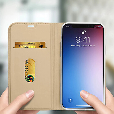 Acheter Avizar Etui folio Dorée Éco-cuir pour Apple iPhone 11 Pro