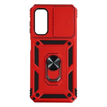 Avizar Coque pour Samsung Galaxy A54 5G avec Cache caméra et Bague Support Vidéo  Rouge