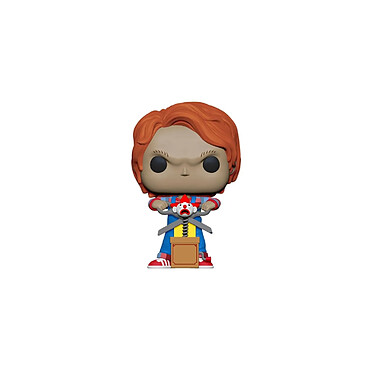 Chucky Jeu d'enfant - Figurine POP! Chucky w/Buddy & Giant Scissors 9 cm