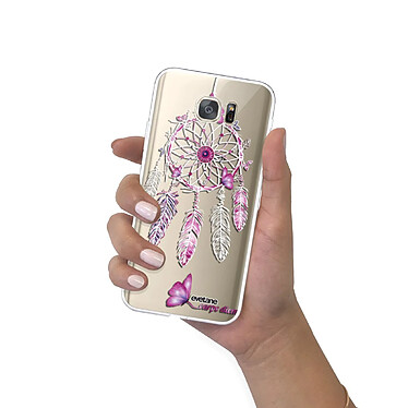 Evetane Coque Samsung Galaxy S7 360 intégrale transparente Motif Carpe diem Tendance pas cher