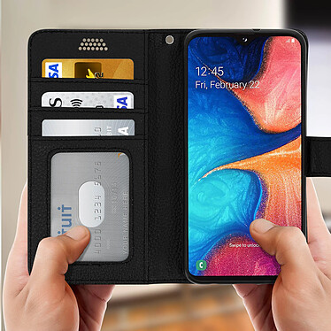 Avis Avizar Housse Samsung Galaxy A20e Etui Folio Touch Support Vidéo noir