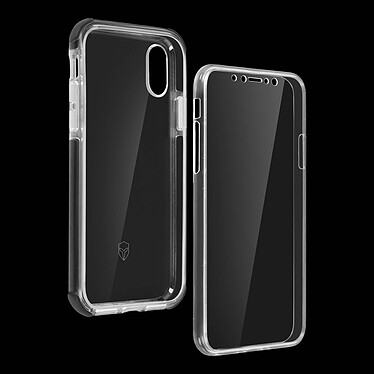 Force Case Urban Coque Apple iPhone X/XS Protection 360° Silicone Transparent pas cher