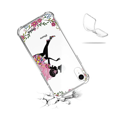 Acheter Evetane Coque iPhone Xr anti-choc souple angles renforcés transparente Motif Fée Fleurale