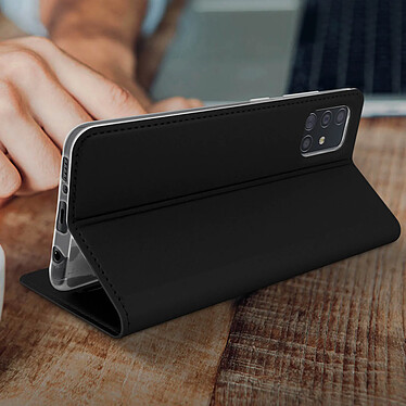 Dux Ducis Etui pour Samsung Galaxy A51 Porte-carte Support Vidéo  Noir pas cher