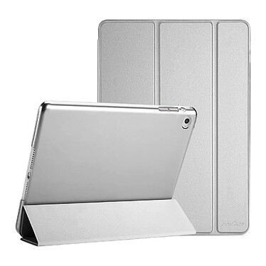 Evetane Étui Smart Cover iPad 97' (2017/2018) / iPad Air (2013/2014) / iPad Pro 97' (2016) Argent à Rabat avec Support