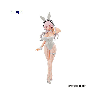 Super Sonico - Statuette BiCute Bunnies Pearl White Ver. 30 cm