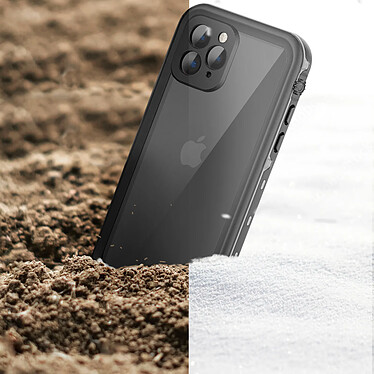 Acheter Redpepper Coque Intégrale pour iPhone 11 Pro Waterproof IP68  Contour Noir