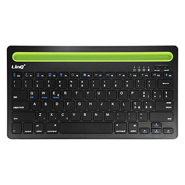 LinQ Clavier sans fil QWERTY Noir , Compatible iOS / Android / Windows