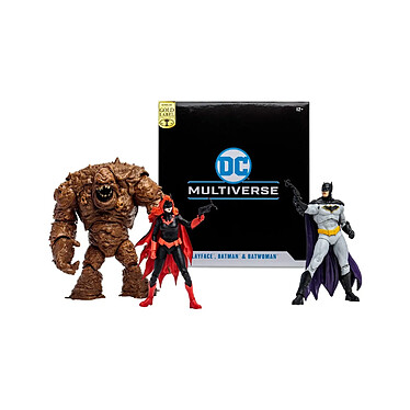 Avis DC Multiverse - Figurines Multipack Clayface, Batman & Batwoman (DC Rebirth) (Gold Label) 18 cm