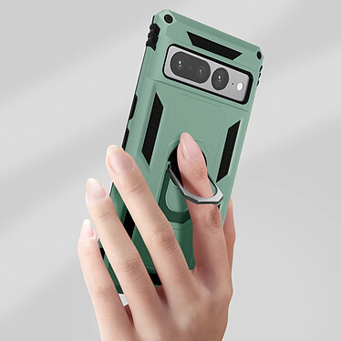 Avis Avizar Coque pour Google Pixel 7 Pro Ultra Rigide Bague Support  vert foncé