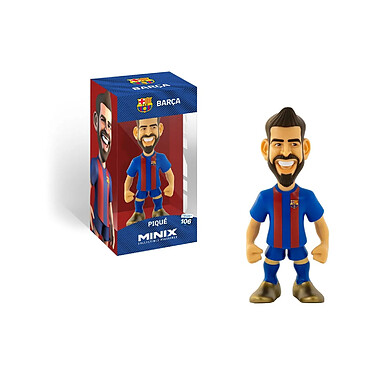 Football - Figurine Minix FC Barcelona Gerard Piqué 12 cm pas cher