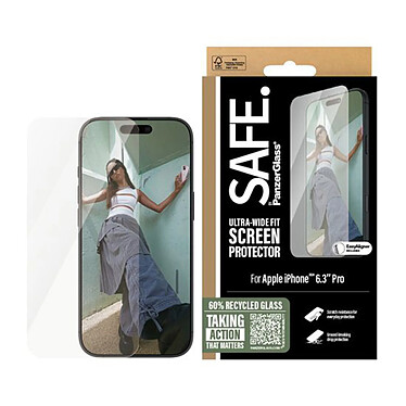 Avis Panzer Glass Verre pour iPhone 16 Pro Ultra-Wide Fit Anti-rayures et Antichocs Transparent