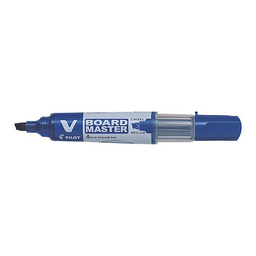 PILOT Marqueur Rechargeable V BOARD MASTER Begreen Pointe Biseauté Moyenne Bleu x 10