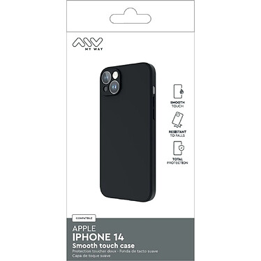 Acheter Myway Coque pour iPhone 14 Smoothie en TPU Noir