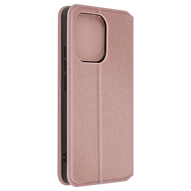 Avizar Étui pour Xiaomi Redmi Note 13 4G Porte-carte Support Vidéo Rose Champagne