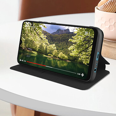 Myway Étui pour Realme C21Y et C25Y Portefeuille Fonction Support Vidéo 100% Recyclable Myway Noir pas cher