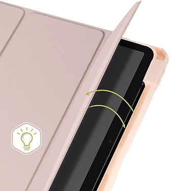 Acheter Avizar Housse pour iPad Air 11 2024 Support Vidéo / Clavier Mise en Veille Rose Poudré