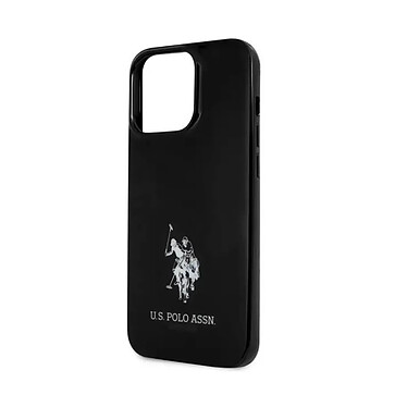 U.S Polo Coque pour iPhone 13 Pro Élégante Collection Mini Horse Noir