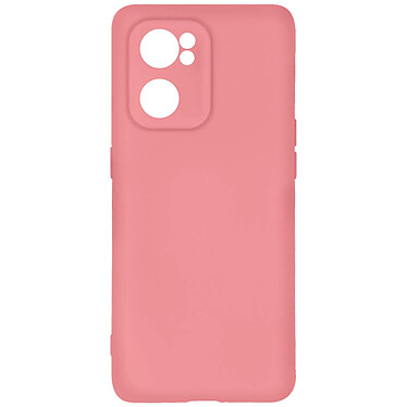 Avizar Coque pour Oppo Find X5 Lite Silicone Semi-rigide Finition Soft-touch Fine  Rose